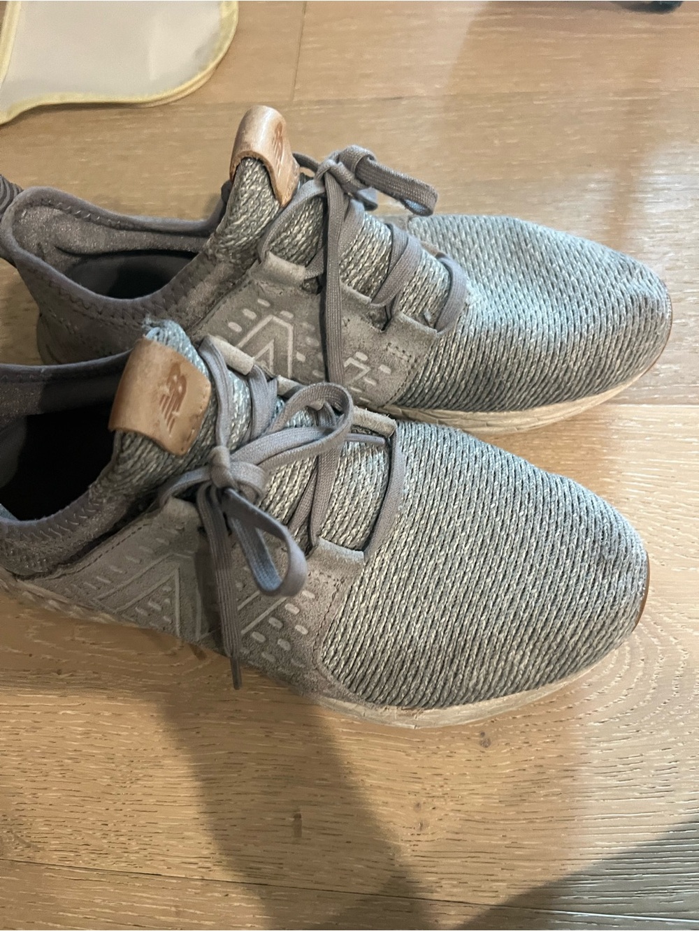 New Balance gray women’s walking shoes, 8